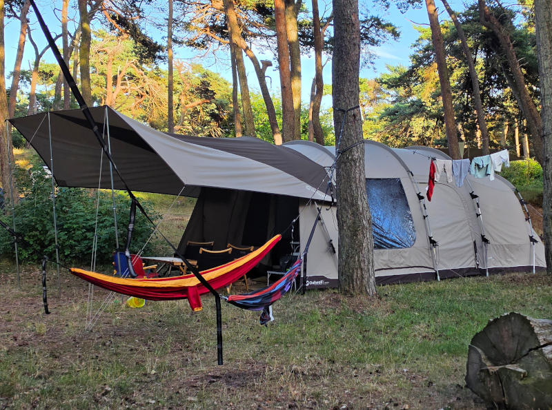 outwell-louisiana-tarp-tc-test-5 Outwell Louisiana TC Tarp als Vorzelt Sonnenschutz am Outwell Ohio Zelt